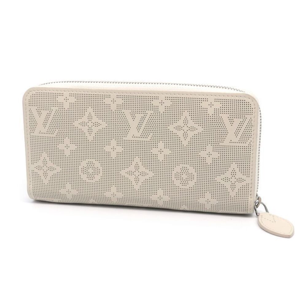Louis Vuitton Mahina Zippy Beige Reverse Zip Long Wallet Quartz